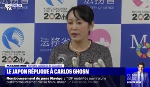 La réaction de la ministre de la Justice du Japon après la conférence de presse de Carlos Ghosn