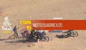 Dakar 2020 - Etapa 5 (Al Ula / Ha’il) - Resumen Moto/Quadriciclos