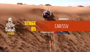Dakar 2020 - Stage 5 (Al Ula / Ha’il) - Car/SSV Summary