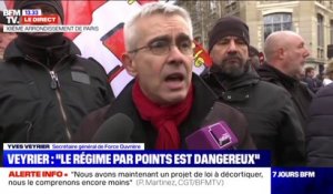 Yves Veyrier sur la réforme des retraites: "Je demande solennellement à ce qu'on stoppe le projet de loi"