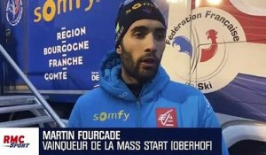 Biathlon : "Très heureux d’avoir pris mes responsabilités" confie Fourcade