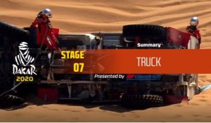 Dakar 2020 - Stage 7 (Riyadh / Wadi Al-Dawasir) - Truck Summary
