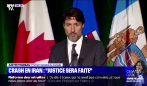 Crash en Iran: Justin Trudeau promet que "justice sera faite" aux familles des victimes