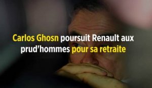 Carlos Ghosn poursuit Renault aux prud'hommes pour sa retraite