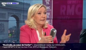 Réforme des retraites: Marine Le Pen estime que la France "n'en tirera pas de bénéfice financier"