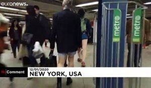 A New York et Prague, pantalon déconseillé dans le métro