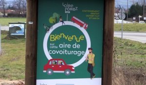 Des aires de co-voiturages dans le Forez