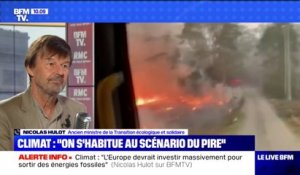 Nicolas Hulot sur le réchauffement climatique: "Je me demande si on n'est pas en train de s'habituer au scénario du pire"