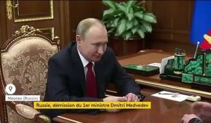 Russie : démission surprise du Premier ministre Dmitri Medvedev