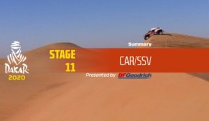 Dakar 2020 - Stage 11 (Shubaytah / Haradh) - Car/SSV Summary