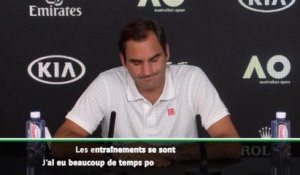 Open d'Australie - Federer : "Mes attentes sont assez faibles"