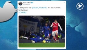 La glissade de N’golo Kanté contre Arsenal a fait réagir sur Twitter
