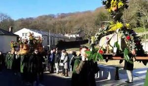 Défilé de la fête de Saint Vincent à Hautvillers, le 22 janvier 2020