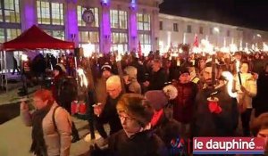 Valence : plus de 400 personnes à la retraite aux flambeaux