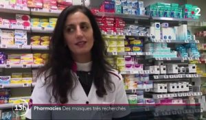 Coronavirus : les masques pris d'assaut dans les pharmacies