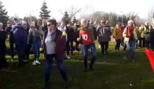 Manif contre la réforme des retraites flashmob à Montbéliard