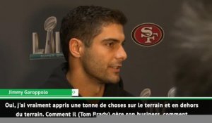 Super Bowl LIV - Garoppolo : "J'ai essayé d'apprendre en regardant Tom Brady"