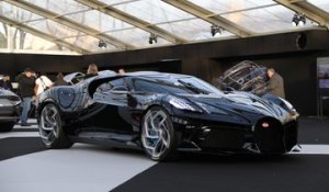 Bugatti La Voiture Noire : 1ère à Paris pour la voiture la plus chère du monde