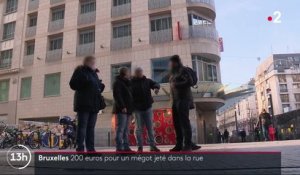Bruxelles : 200 euros pour un mégot jeté dans la rue