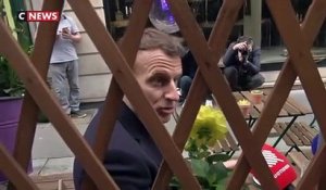 Déconfinement - Le Président Emmanuel Macron et son Premier ministre Jean Castex ont pris ce matin un café en terrasse pour illustrer "un petit moment de liberté retrouvée" - VIDEO