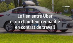 Le lien entre Uber et un chauffeur requalifié en contrat de travail