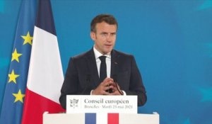 Covid-19: Emmanuel Macron veut "accélérer la mise en œuvre" d'un "certificat vert européen"