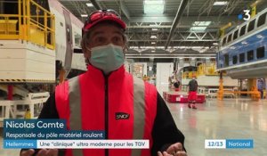 Industrie : près de Lille, un centre de maintenance futuriste pour TGV