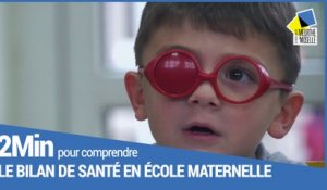 2 minutes pour comprendre le bilan de santé en école maternelle