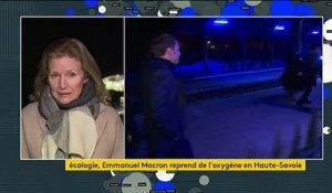 Emmanuel Macron passe la nuit en Haute-Savoie avant de se rendre sur la Mer de Glace