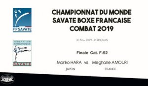 SAVATE BOXE FRANCAISE - Finale F52 - 2019 / Mariko HARA (Japon) – Meghane AMOURI (France)