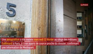 Paris : perquisition aux éditions Gallimard dans l'enquête Matzneff