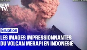 Les images impressionnantes du volcan Merapi entré en éruption en Indonésie sur l'île de Java