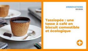 Tassiopée : une tasse à café en biscuit comestible et écologique