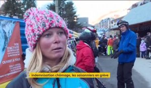 Stations de ski : face à la réforme du chômage, les saisonniers protestent
