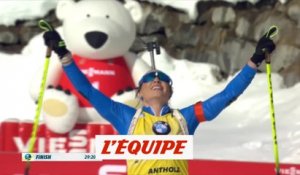Le résumé vidéo de la poursuite - Biathlon - Mondiaux (F)