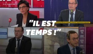 Communautarisme: la droite épingle en choeur le "retard" de Macron