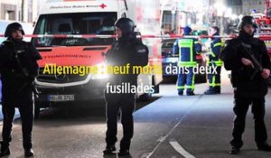 Allemagne : neuf morts dans deux fusillades