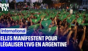 Elles manifestent pour légaliser totalement l’avortement en Argentine