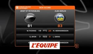 Berlin l'emporte à Saint-Pétersbourg - Basket - Euroligue (H)