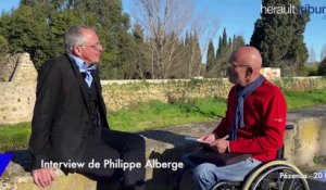 PEZENAS - Interview de Philippe Alberge, les yeux dans les yeux avec Paul-Éric Laurès