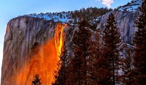 Firefall : une mystérieuse cascade de feu coule dans le parc Yosemite