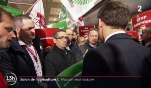 Salon de l'agriculture : Macron cherche à rassurer le monde paysan