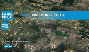 Parcours /Route - Étape 1/Stage 1 : Paris - Nice  2020