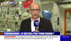 Coronavirus: ce chercheur à l'institut Pasteur prévoit un "candidat-vaccin" d'ici 6 à 8 mois