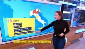 Coronavirus : depuis l'Italie,  la maladie se diffuse en Europe