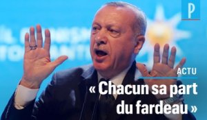 Erdogan menace l’Europe de laisser passer des « millions » de migrants