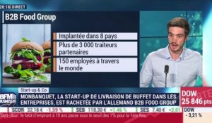 Start up & co: Monbanquet, la start-up de livraison de buffet dans les entreprises, est rachetée par l'Allemand B2B Food Group - 03/03