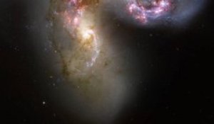 La voie lactée voilée à cause d'une collision avec une autre galaxie