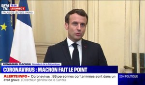 Emmanuel Macron sur le coronavirus: "Nous avons acté d'une coopération beaucoup plus forte" avec les autres pays de l'UE
