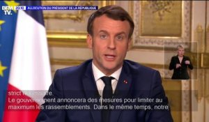 Coronavirus: Emmanuel Macron appelle les Français à "limiter leurs déplacements au strict nécessaire"